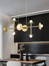 Studio Nodes 8 Light Linear Chandelier