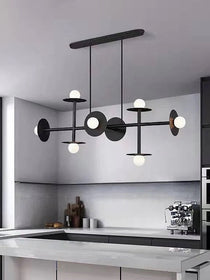 Studio Nodes 8 Light Linear Chandelier
