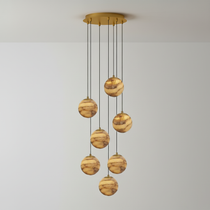 Sultana Alabaster Cluster Chandelier