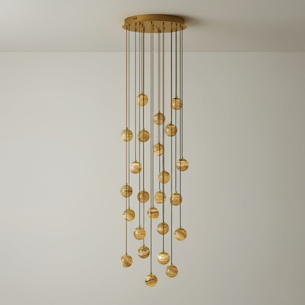 Sultana Alabaster Cluster Chandelier