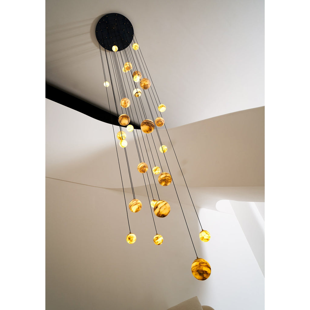Sultana Alabaster Cluster Chandelier