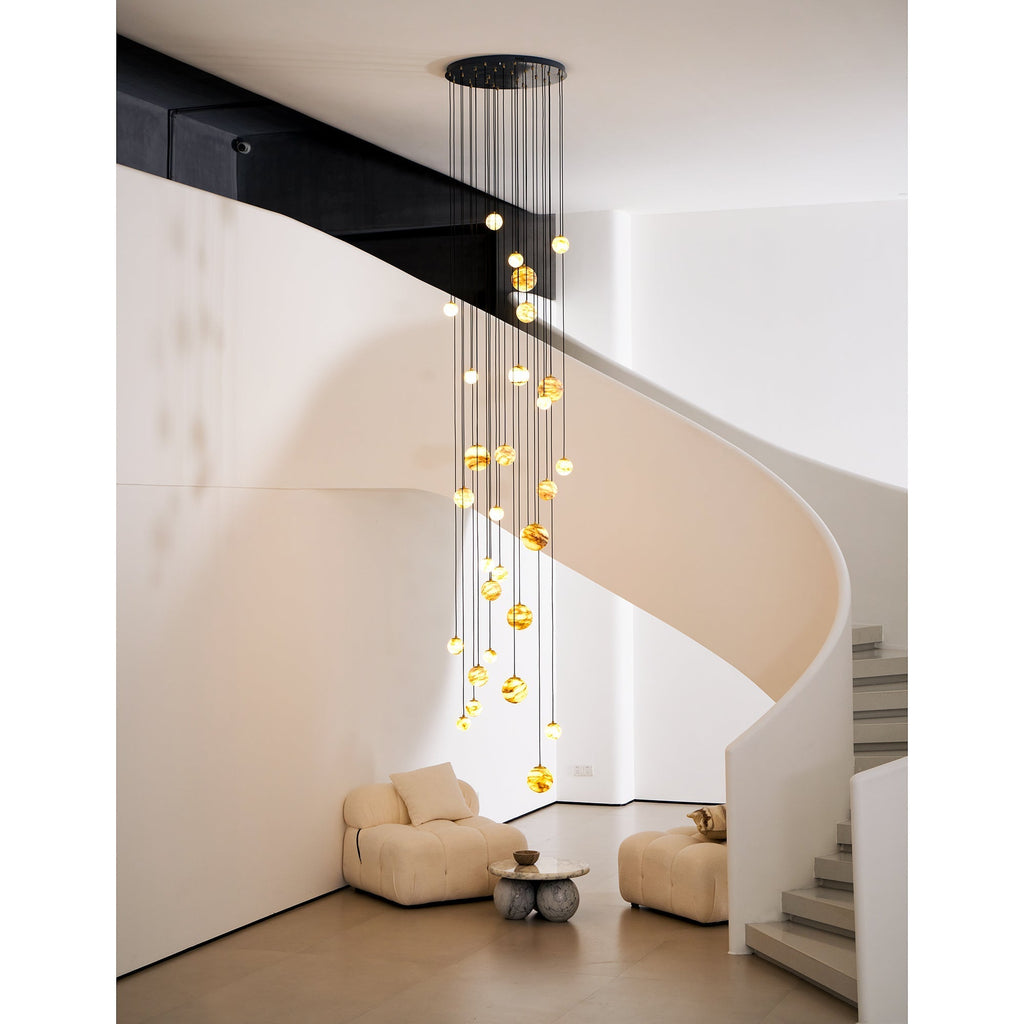 Sultana Alabaster Cluster Chandelier