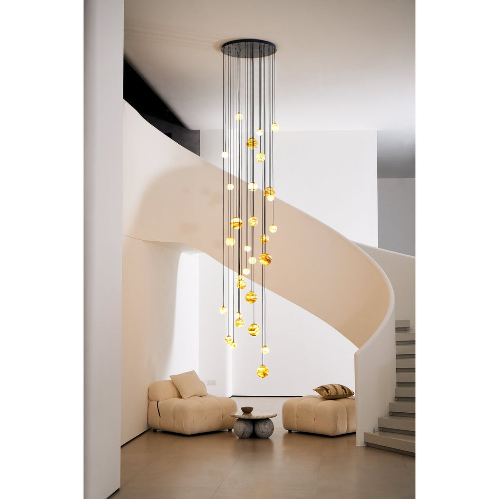 Sultana Alabaster Cluster Chandelier