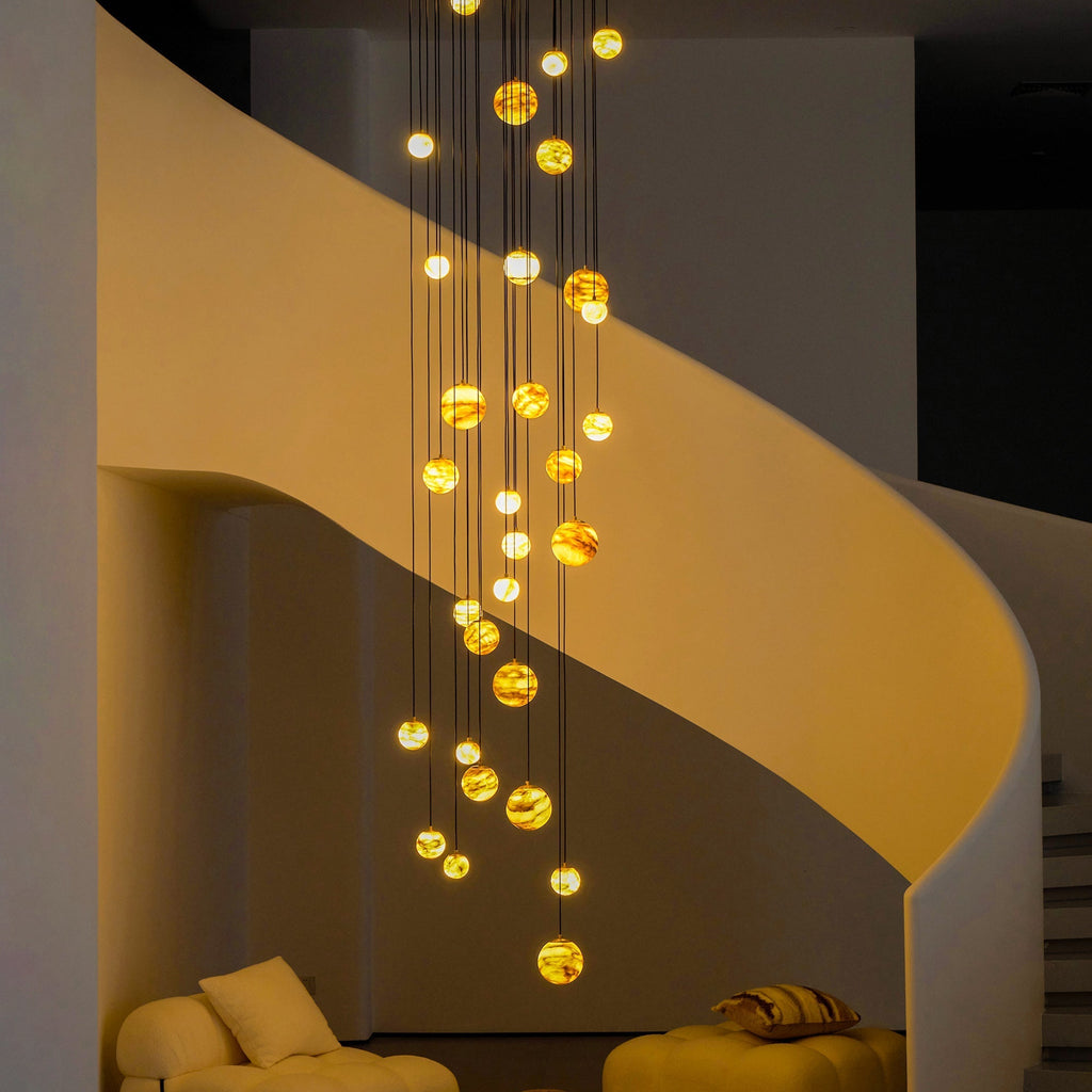 Sultana Alabaster Cluster Chandelier