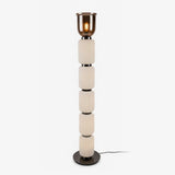 Textured Layered Glass Floor Light