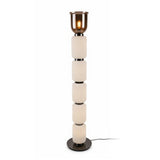 Textured Layered Glass Floor Light