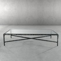Thaddies Glass Rectangular Coffee Table-Vancei