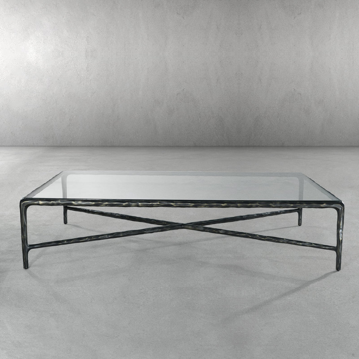 Thaddies Glass Rectangular Coffee Table-Vancei