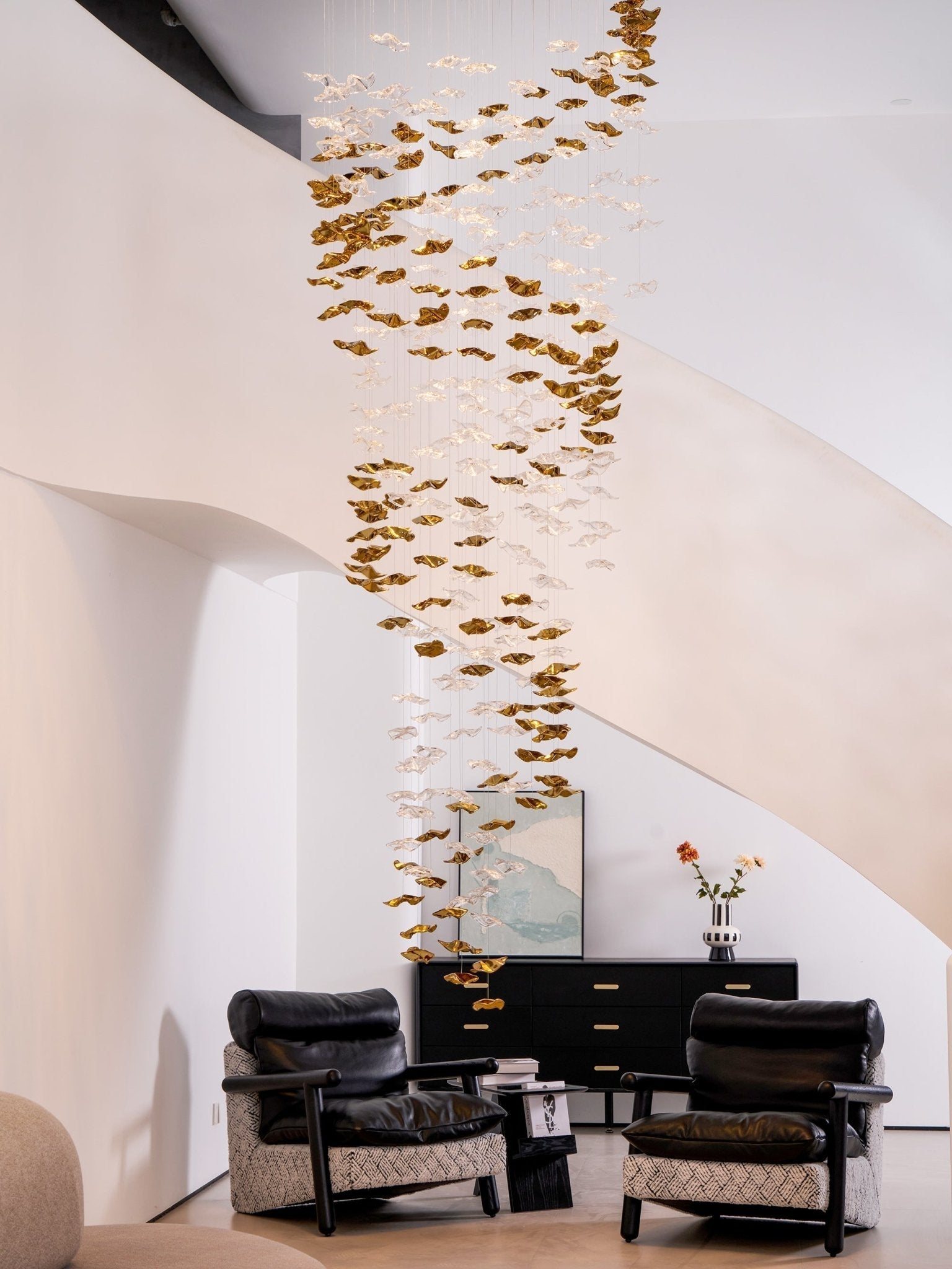 Tidal Art Glass Chandelier