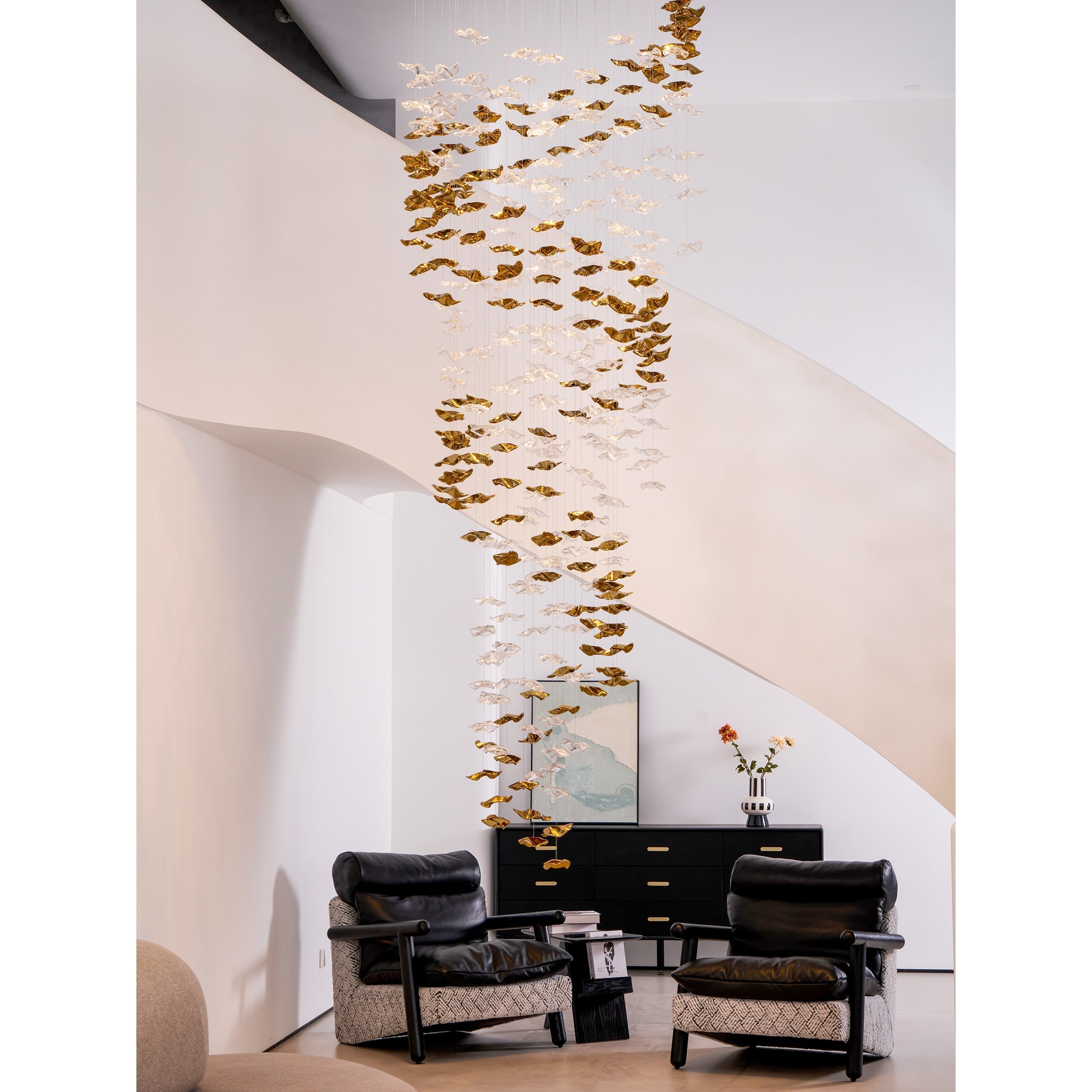 Tidal Art Glass Chandelier
