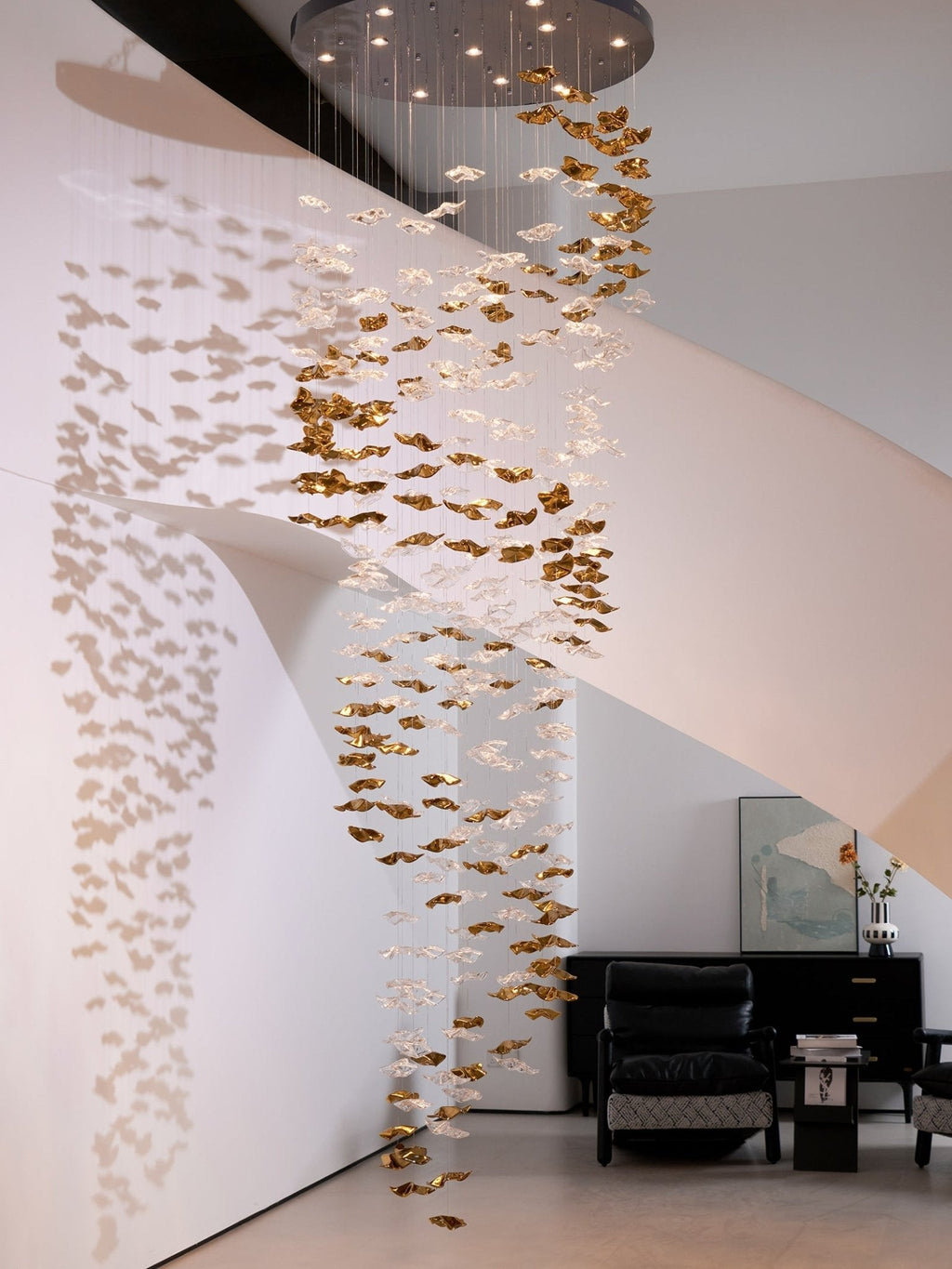 Tidal Art Glass Chandelier
