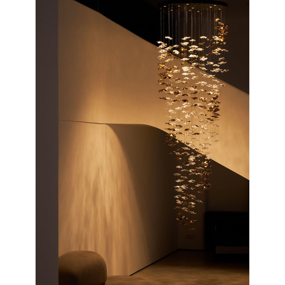 Tidal Art Glass Chandelier