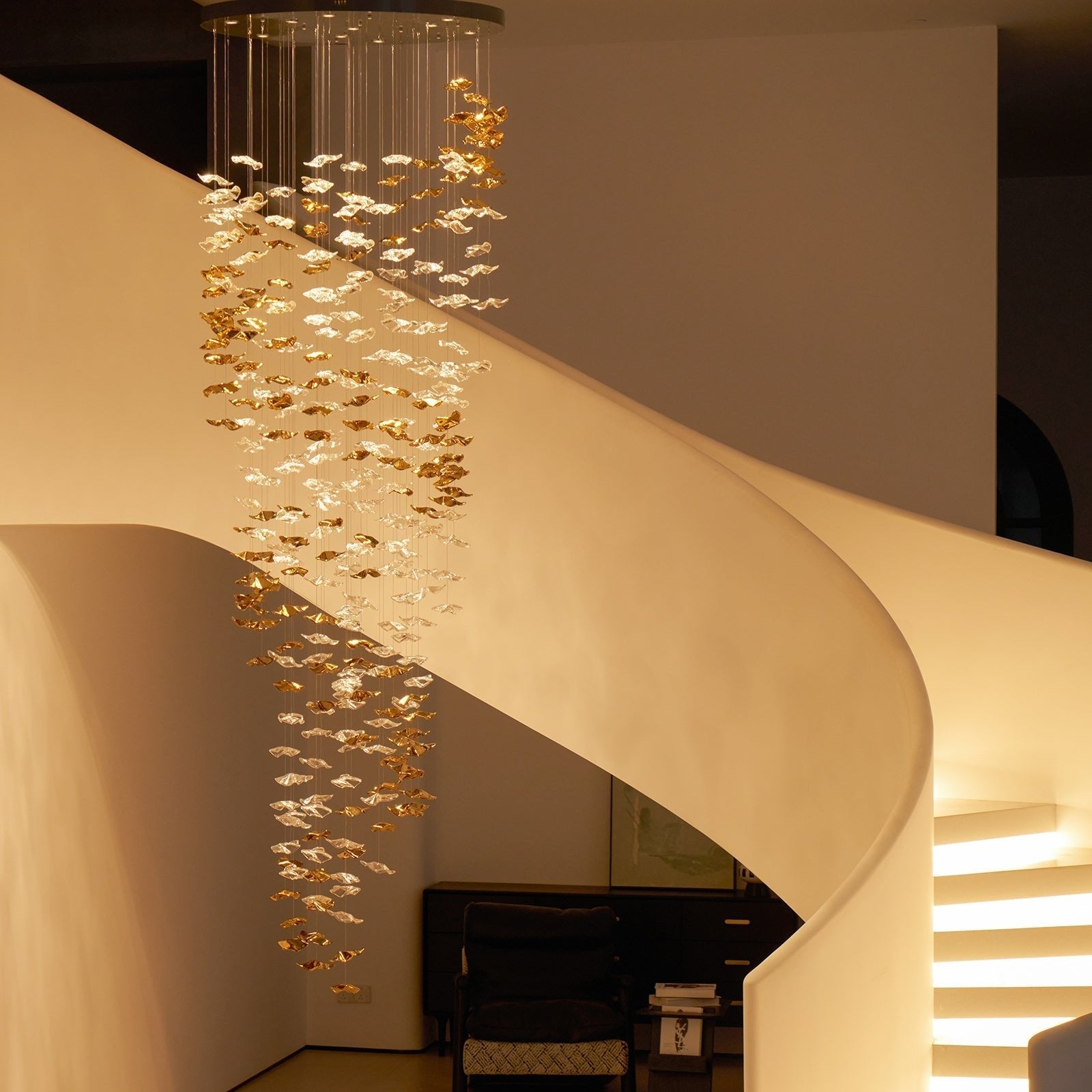 Tidal Art Glass Chandelier