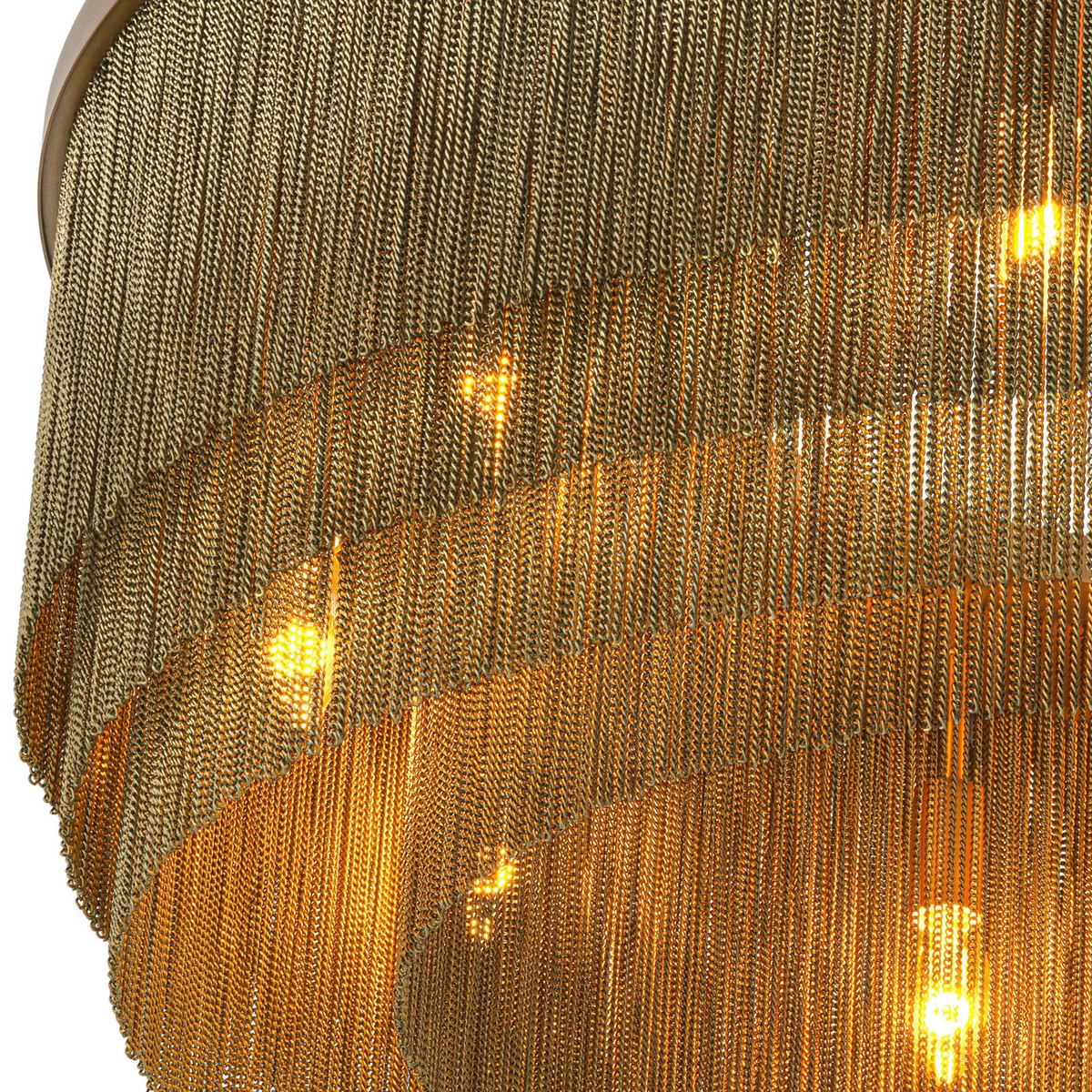 Tissot L (Brass/Bronze) Tassel Modern Chandelier