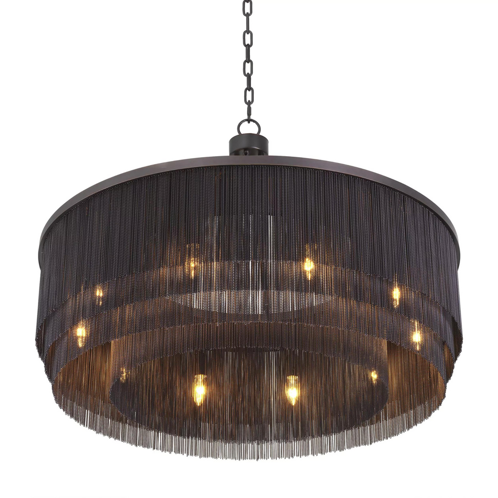 Tissot L (Brass/Bronze) Tassel Modern Chandelier