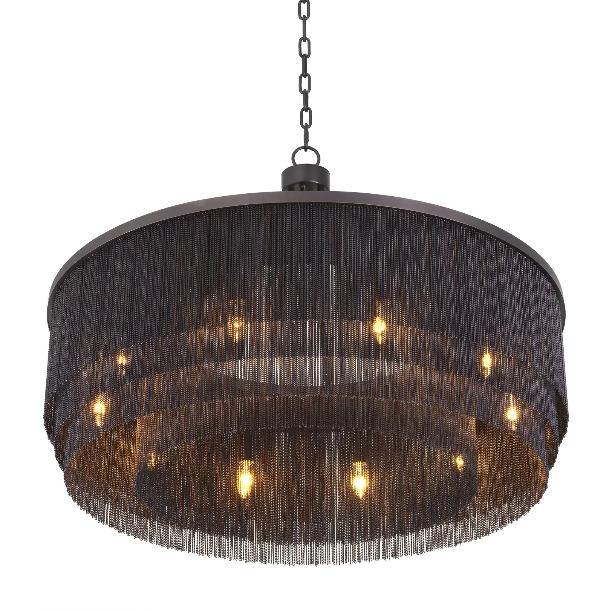 Tissot L (Brass/Bronze) Tassel Modern Chandelier
