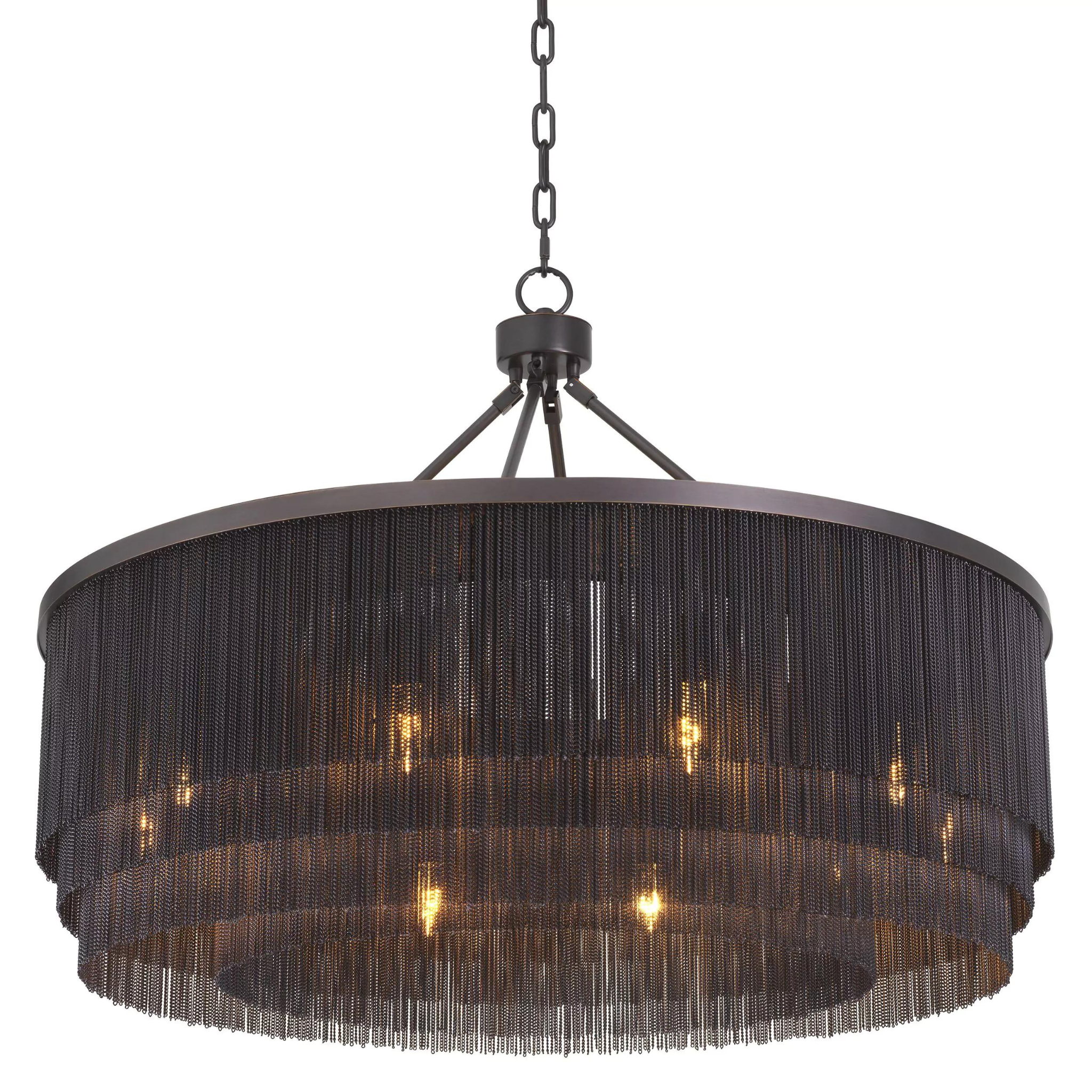 Tissot L (Brass/Bronze) Tassel Modern Chandelier