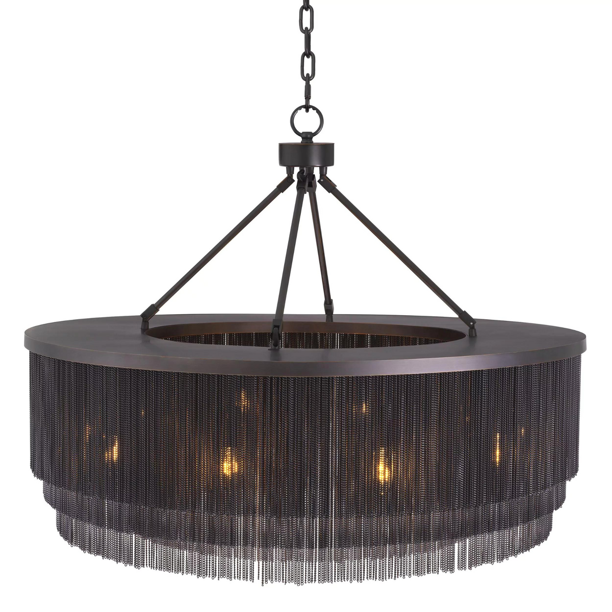Tissot L (Brass/Bronze) Tassel Modern Chandelier