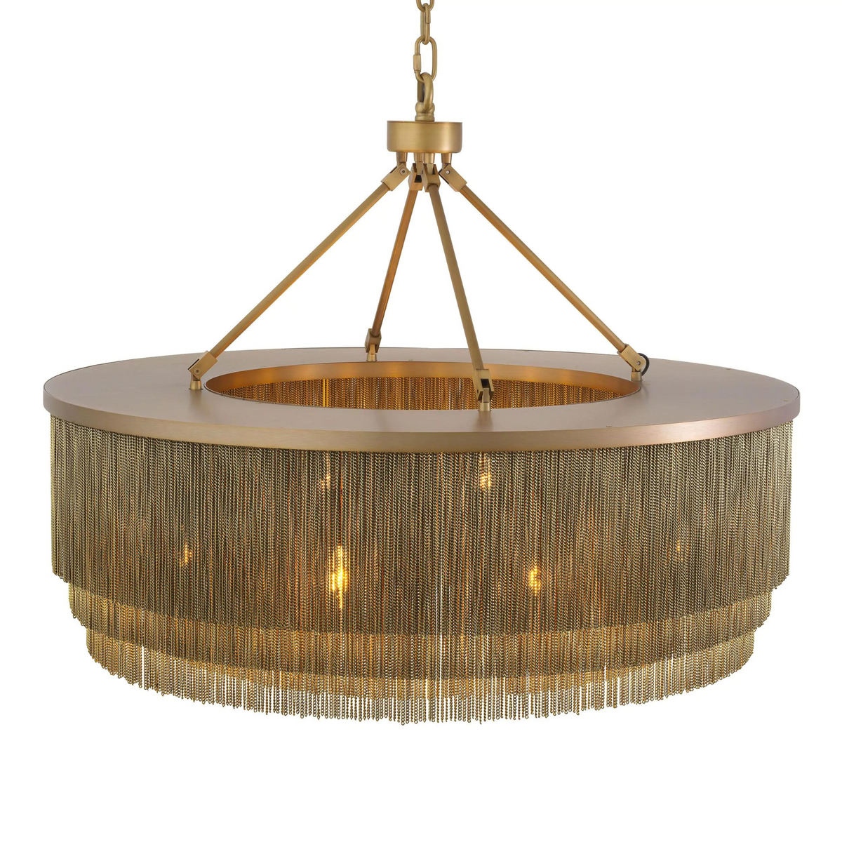 Tissot L (Brass/Bronze) Tassel Modern Chandelier