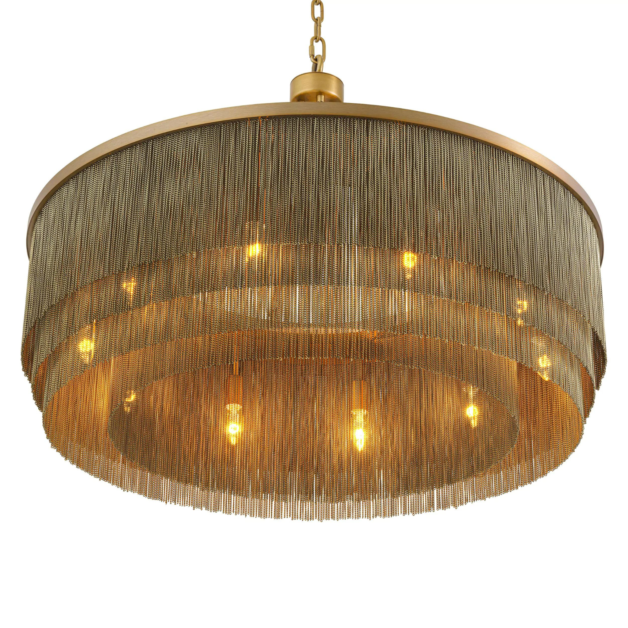 Tissot L (Brass/Bronze) Tassel Modern Chandelier