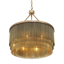 Tissot S (Brass/Bronze) Tassel Modern Chandelier