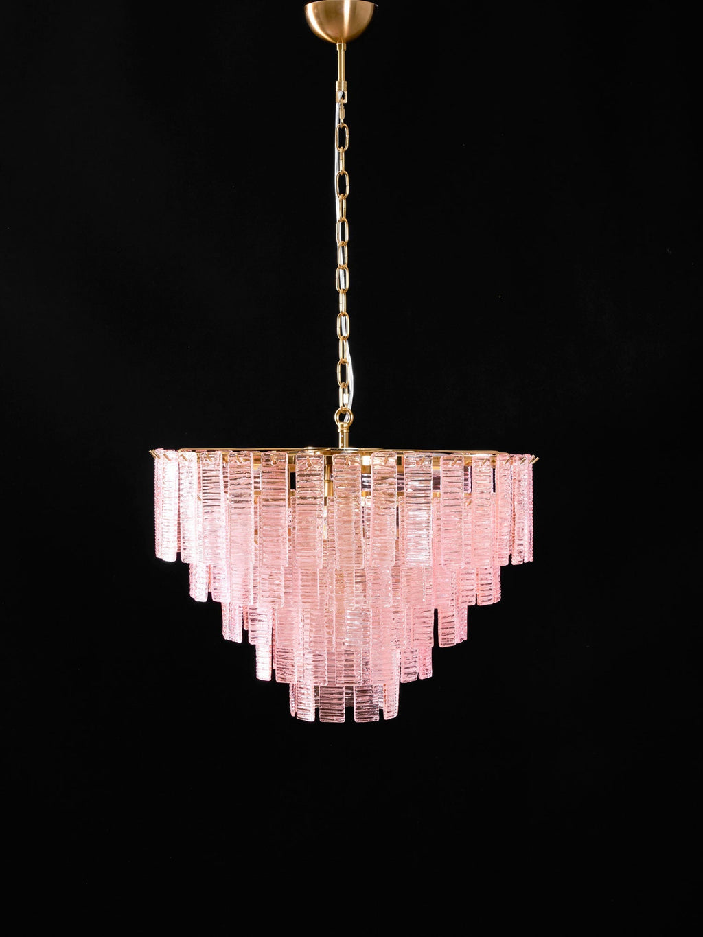 Opalora Pink Murano Glass Chandelier