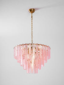 Opalora Pink Murano Glass Chandelier
