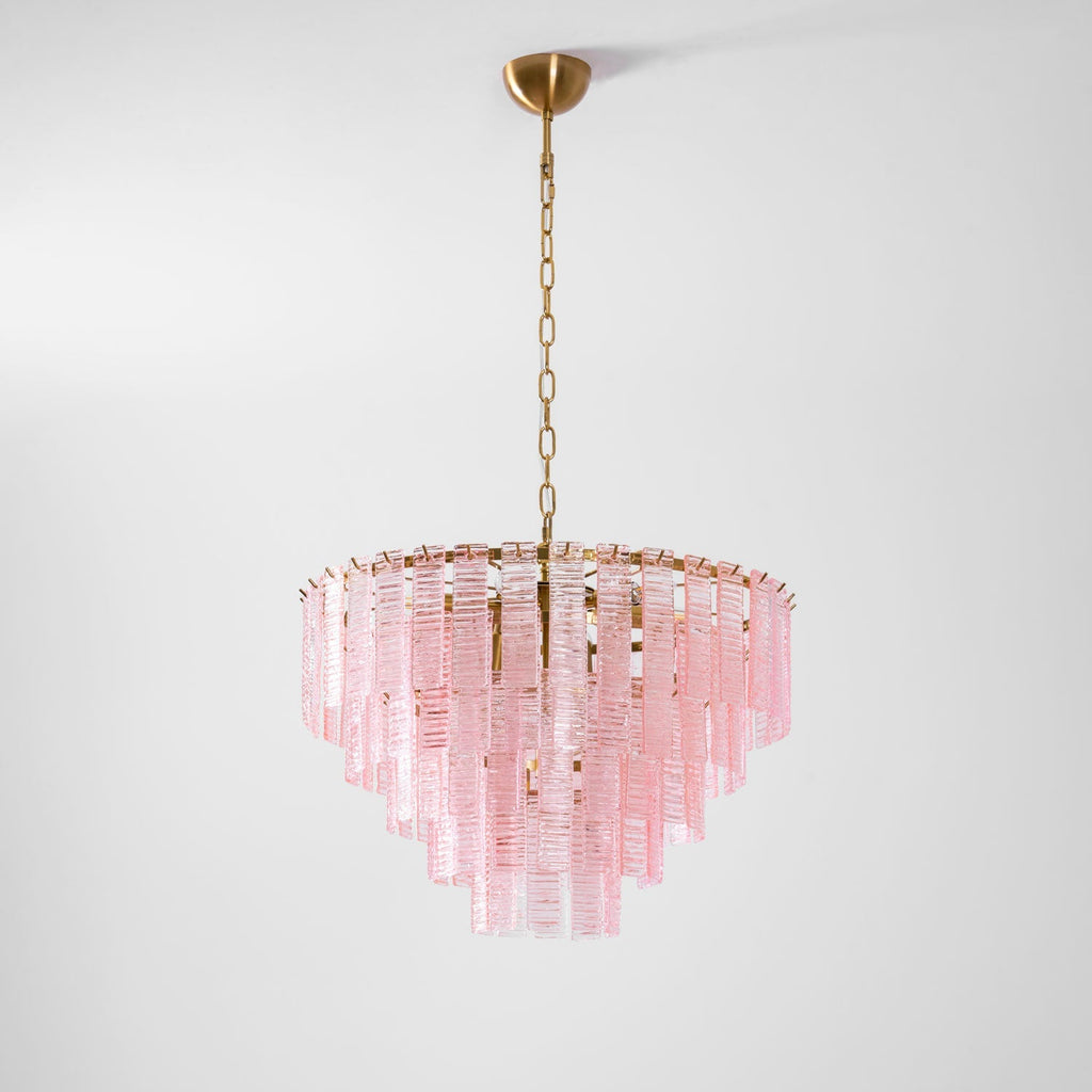 Opalora Pink Murano Glass Chandelier