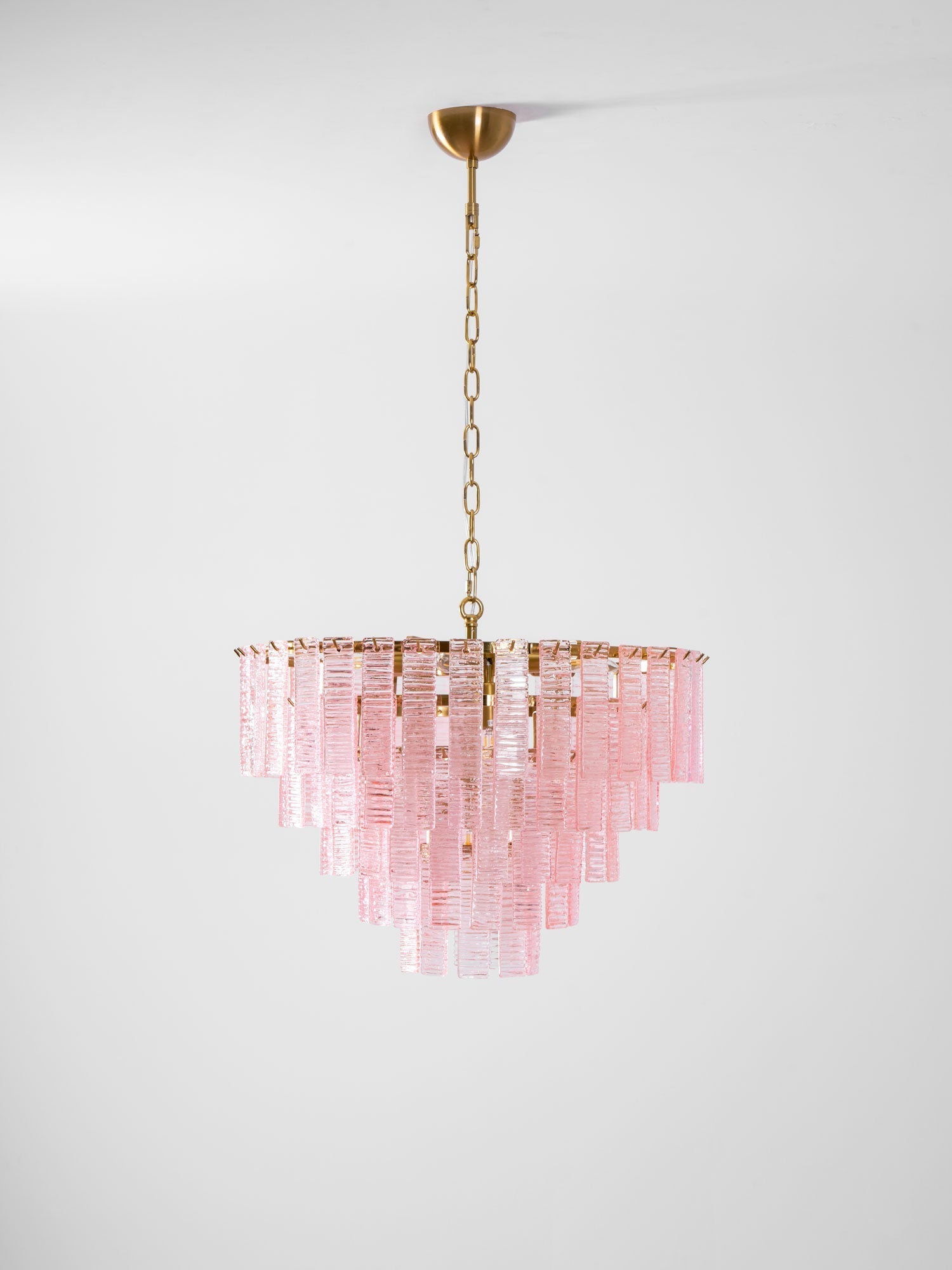 Opalora Pink Murano Glass Chandelier