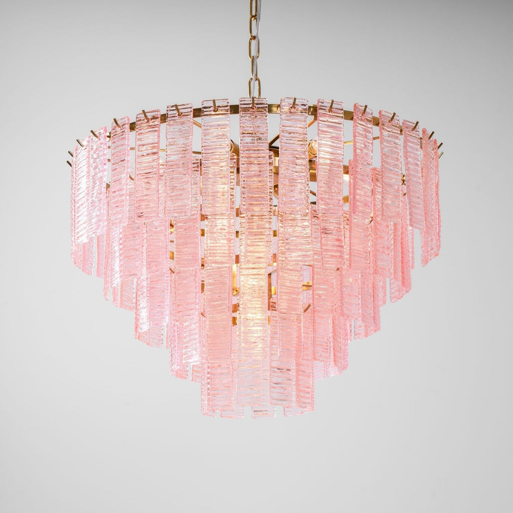 Opalora Pink Murano Glass Chandelier