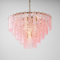 Opalora Pink Murano Glass Chandelier