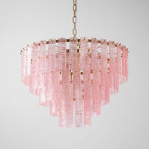 Opalora Pink Murano Glass Chandelier