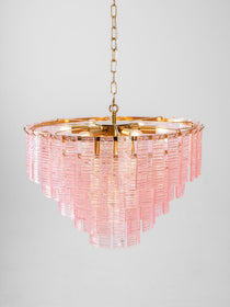 Opalora Pink Murano Glass Chandelier