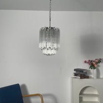 Transparant Murano Prism Chandelier