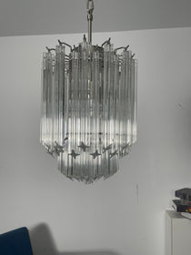 Transparant Murano Prism Chandelier