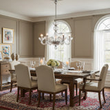 Transparent Ares Murano Glass Chandelier