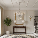 Transparent Ares Murano Glass Chandelier