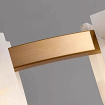 Trinidad Rhombus Alabaster Chandelier