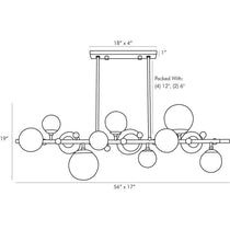 Trovina Linear Chandelier