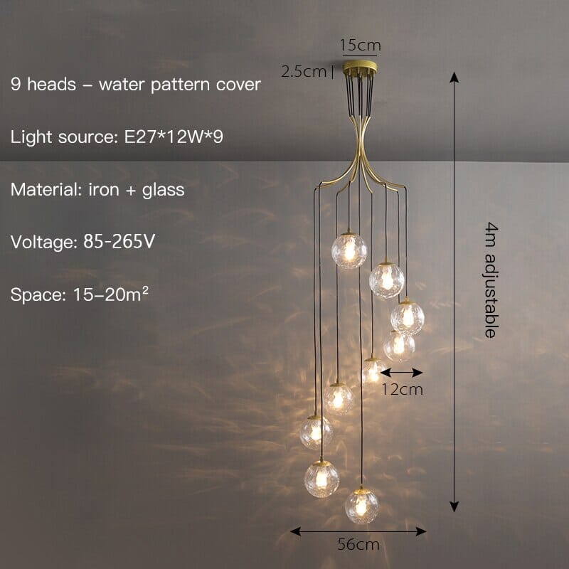 Alliyana Foyer & Staircase Chandelier 15" 16" 22"