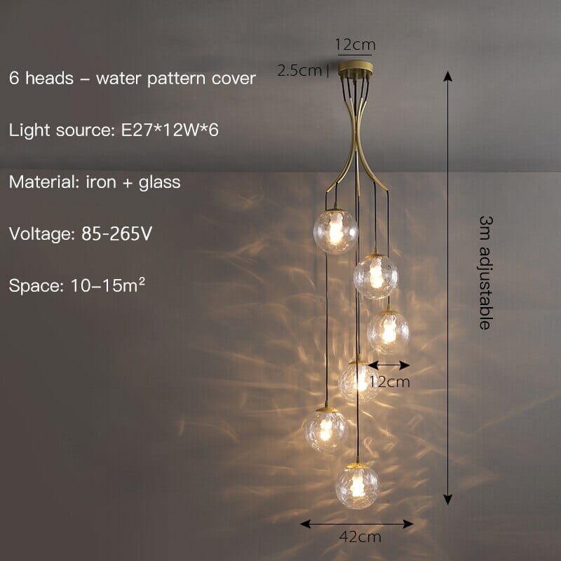 Alliyana Foyer & Staircase Chandelier 15" 16" 22"