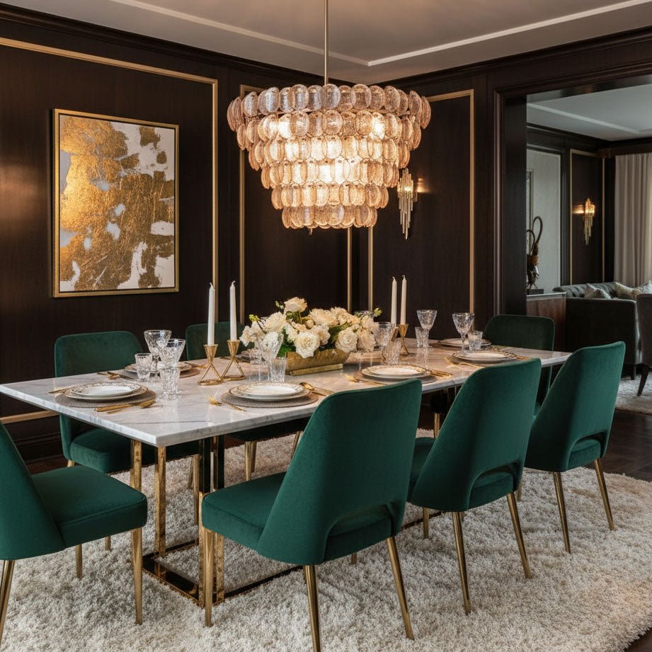 Elegant Uroko Large Chandelier - CasaraHouse