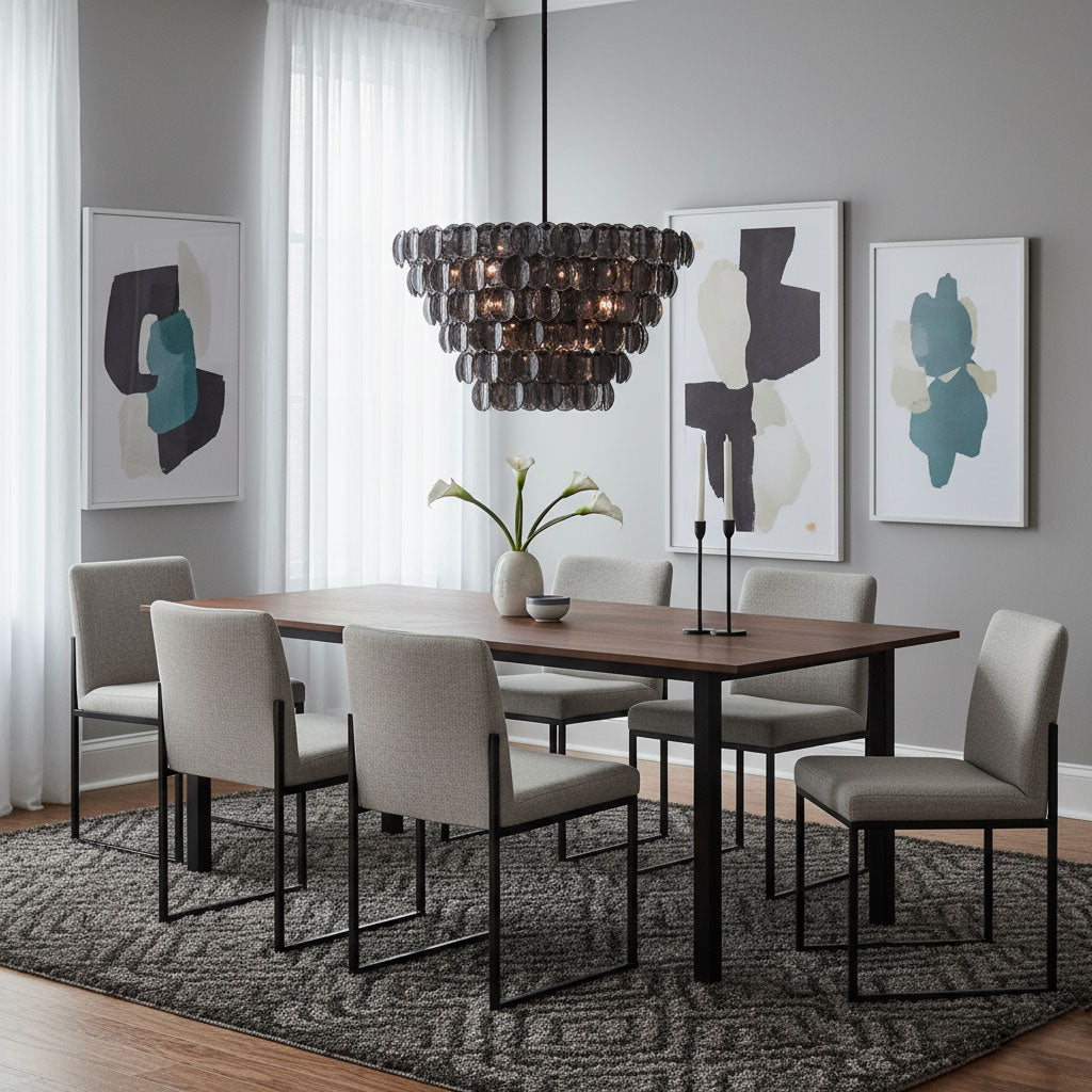Elegant Uroko Large Chandelier - CasaraHouse