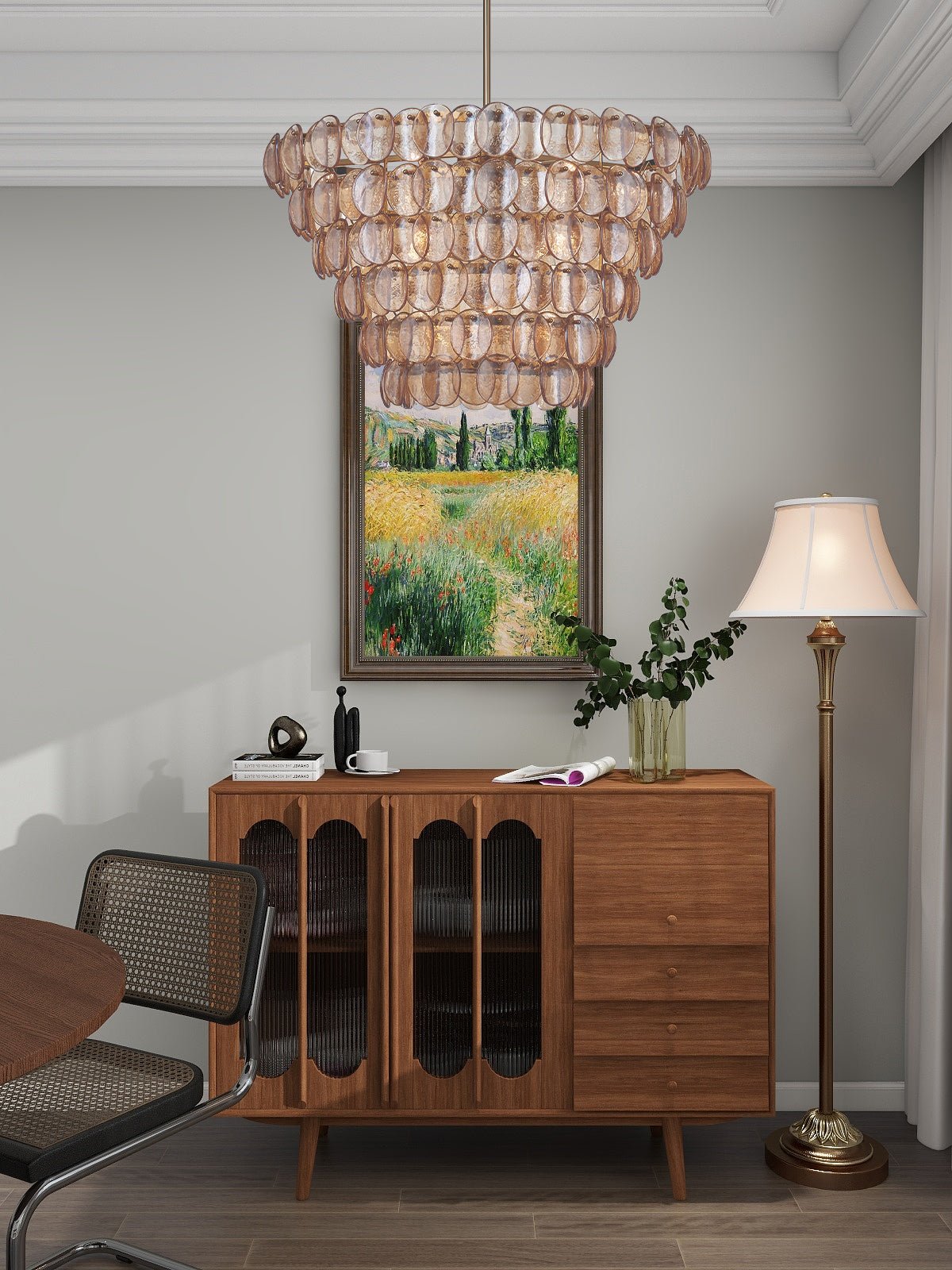 Elegant Uroko Large Chandelier - CasaraHouse