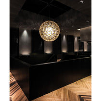 Espe Crystal Chandeliers Amber Yellow