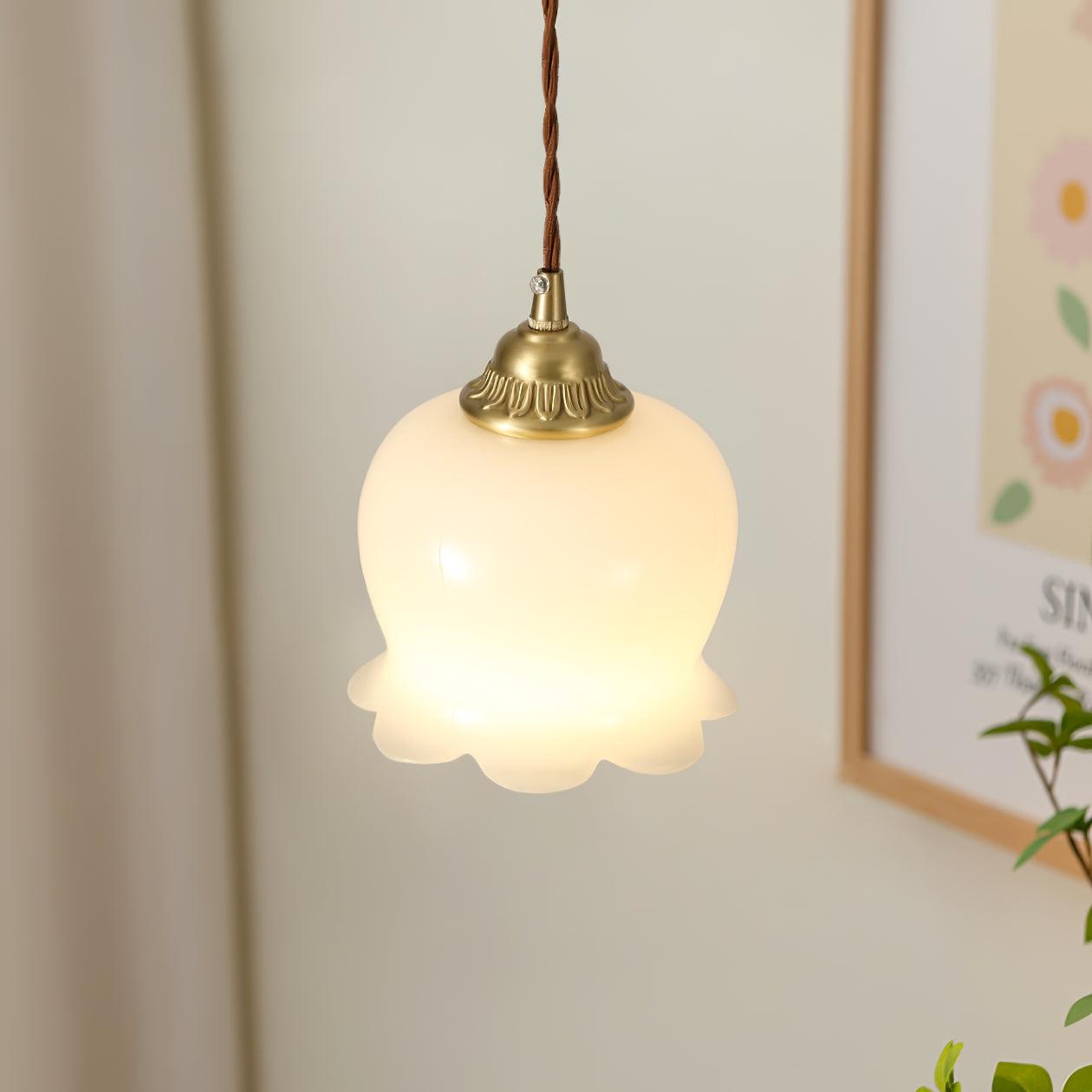 Valyn Floral Silhouette Pendant Lamp - CasaraHouse