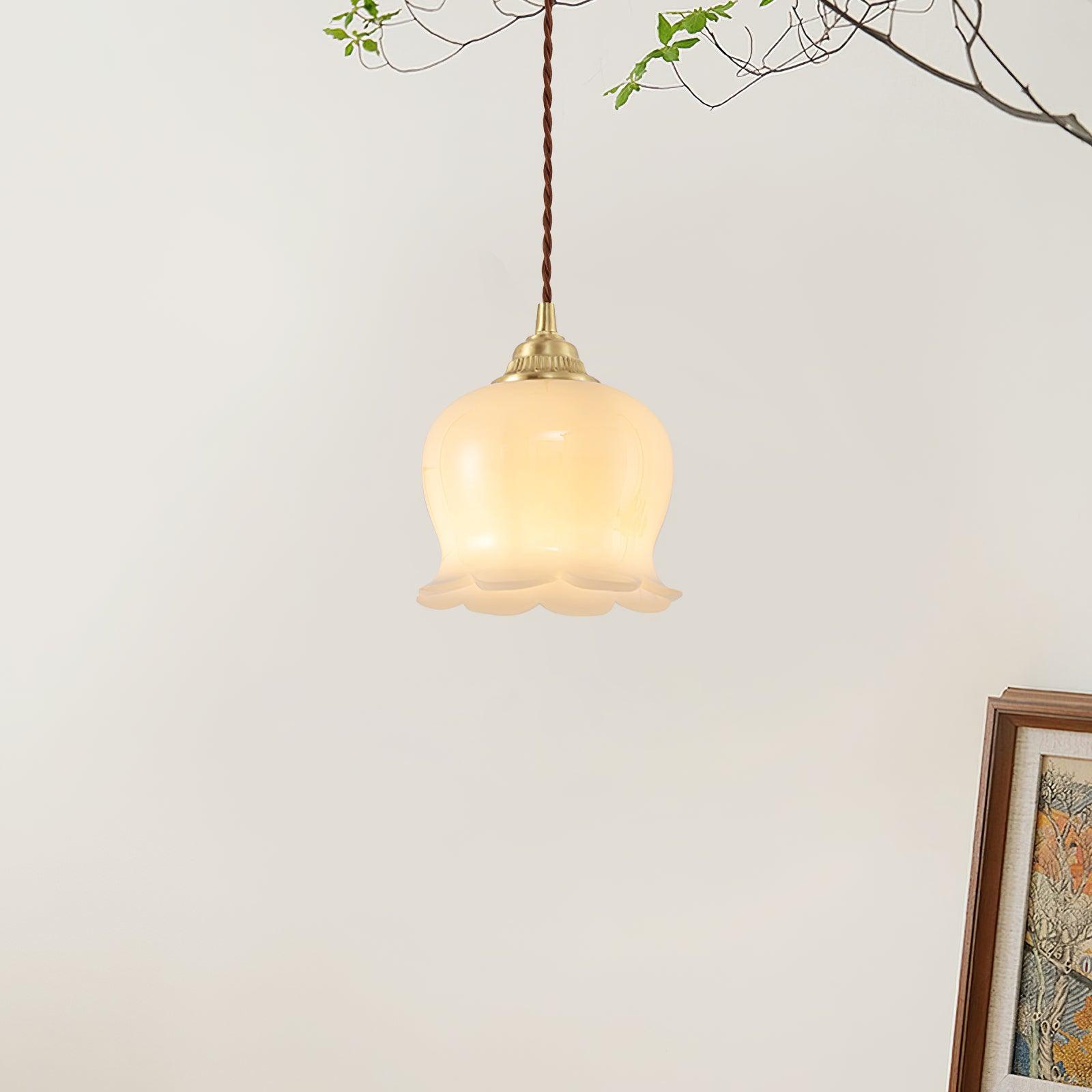 Valyn Floral Silhouette Pendant Lamp - CasaraHouse