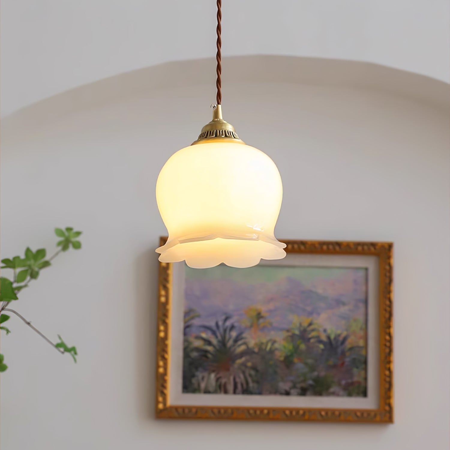 Valyn Floral Silhouette Pendant Lamp - CasaraHouse