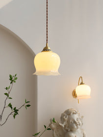 Valyn Floral Silhouette Pendant Lamp - CasaraHouse