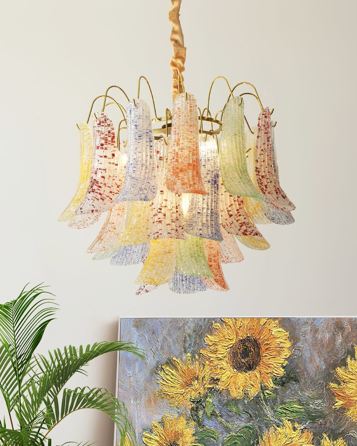 Venini Murano Glass Chandelier Secondary image